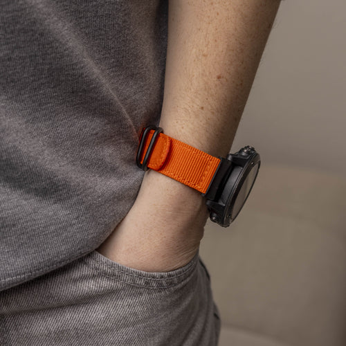 Garmin Descent MK1 Nylonarmband mit Schnalle (Orange)