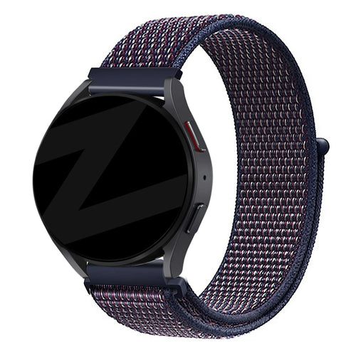 Bandz Levowatch Tiny Nylon Loop Armband (Indigo Blau)