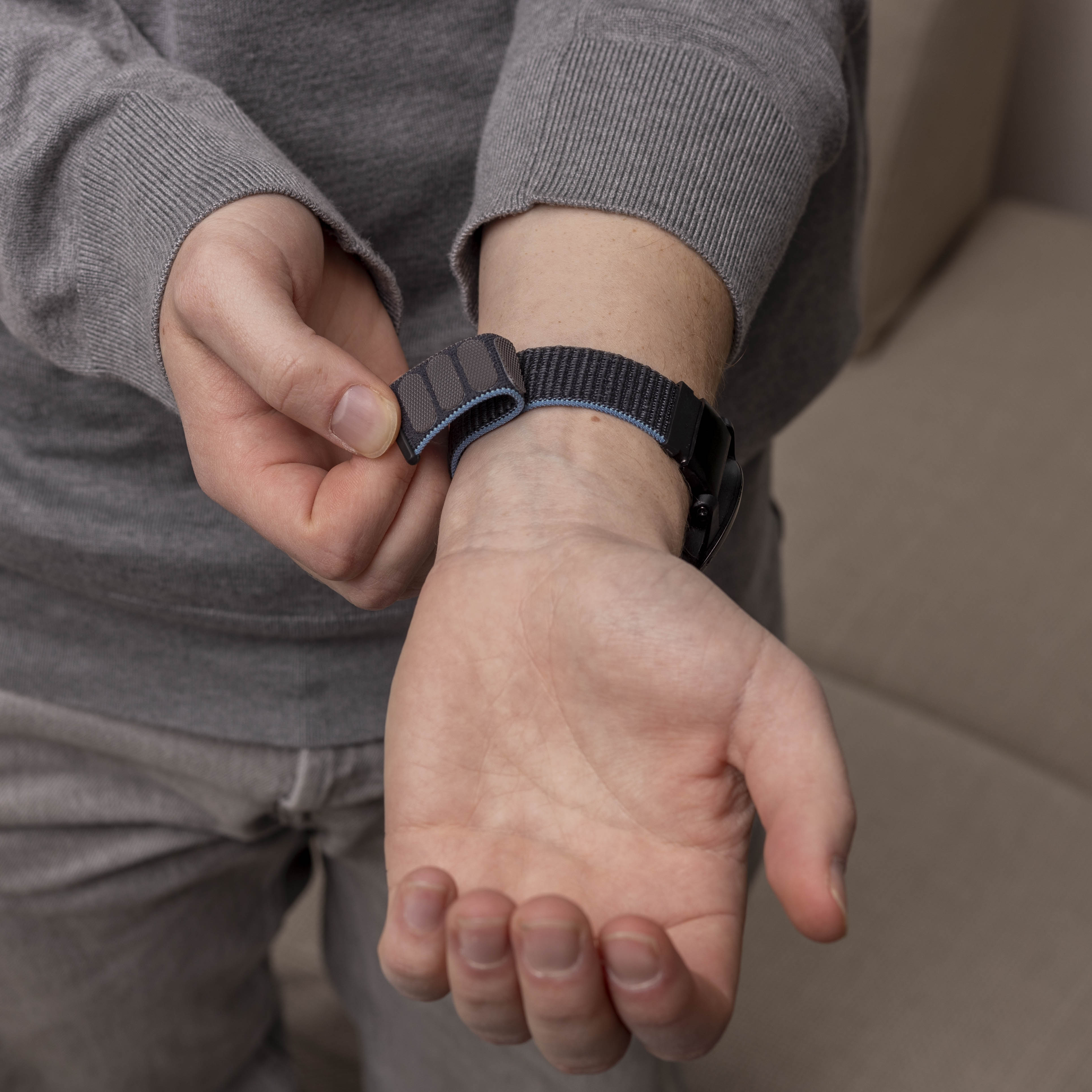 Garmin Fenix ​​5x/6x Correa de nylon (carbón)