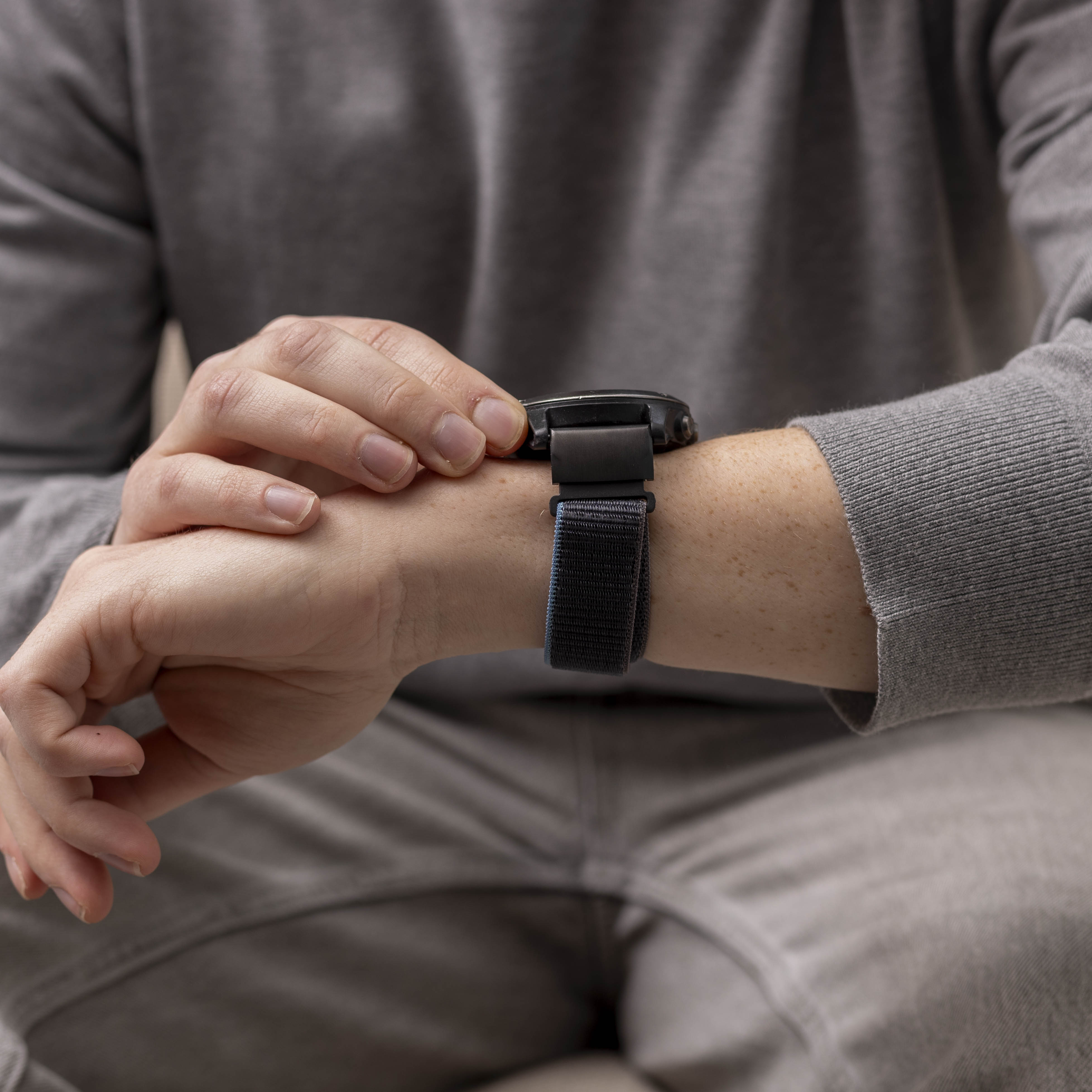 Garmin Fenix ​​5x/6x Correa de nylon (carbón)