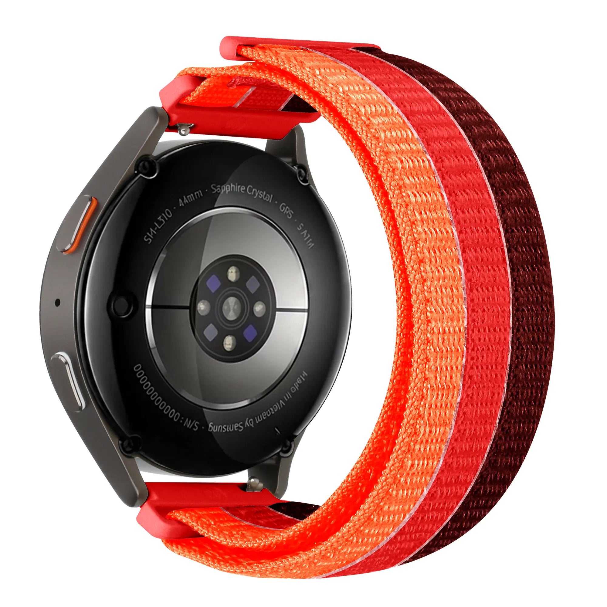 Coros Apex 2 Triple Nylon Strap (Red Mix)