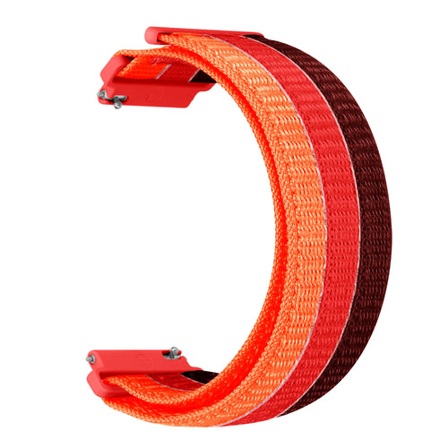 Coros Apex 2 Triple Nylon Strap (Red Mix)