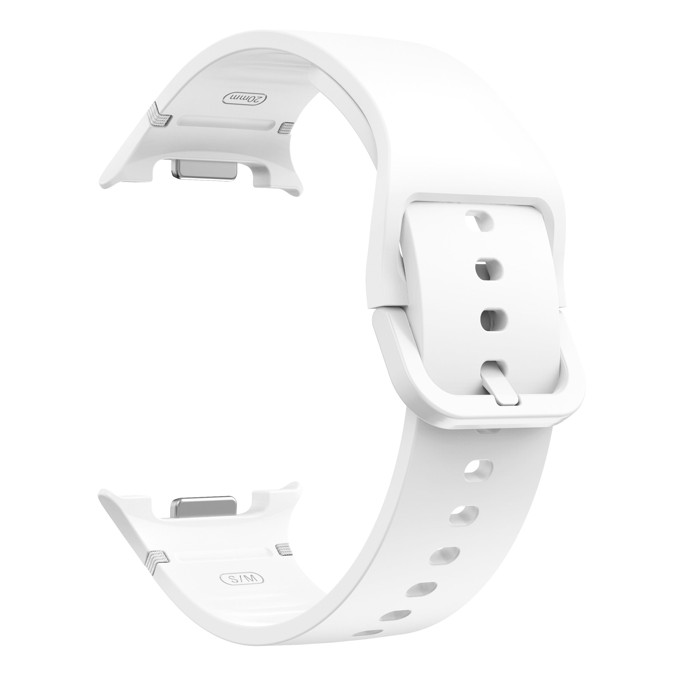 Samsung Galaxy Watch 8 - 40mm Silicone Strap (White)