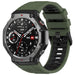 Bracelet silicone sport Amazfit T-Rex 3 (vert olive/noir)