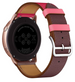 OnePlus Watch Lederarmband (Hellrosa/Rot/Braun)
