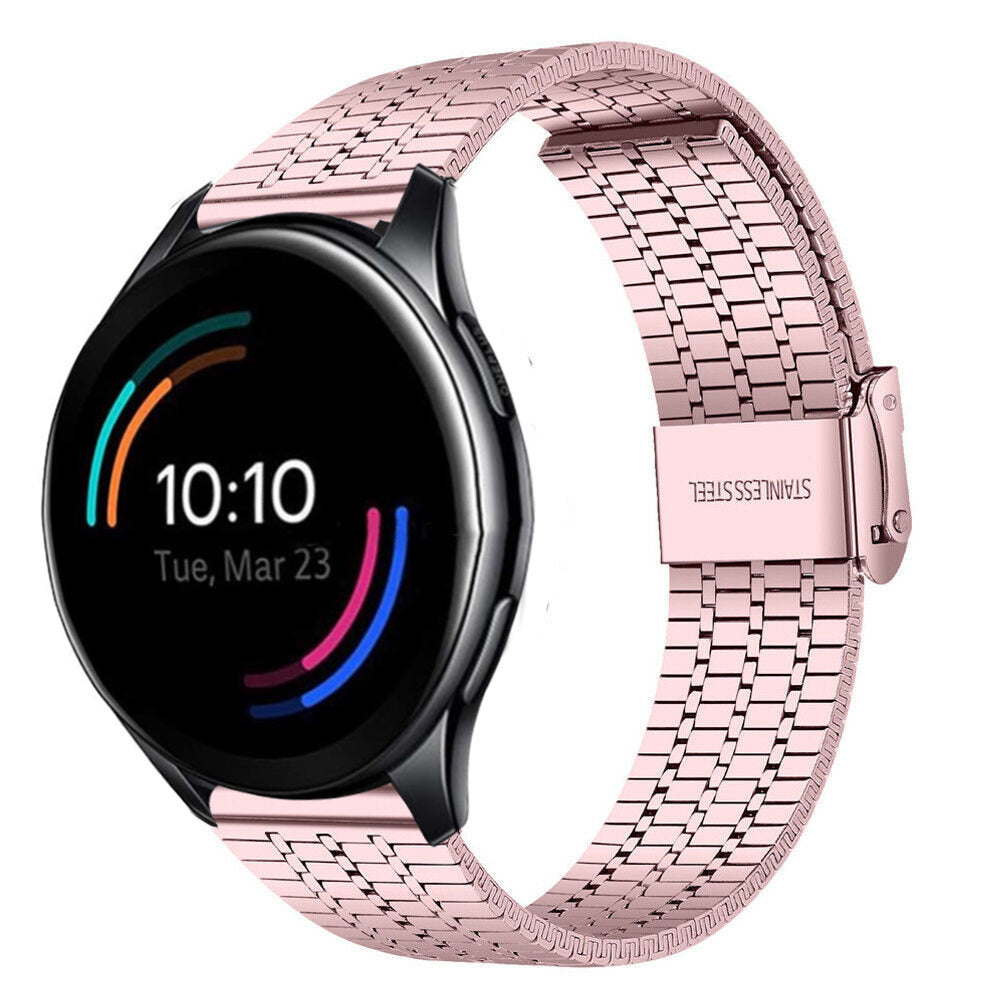 oneplus-watch-rvs-bandje-roze