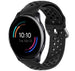 OnePlus Watch Silikonarmband mit Löchern (Schwarz)