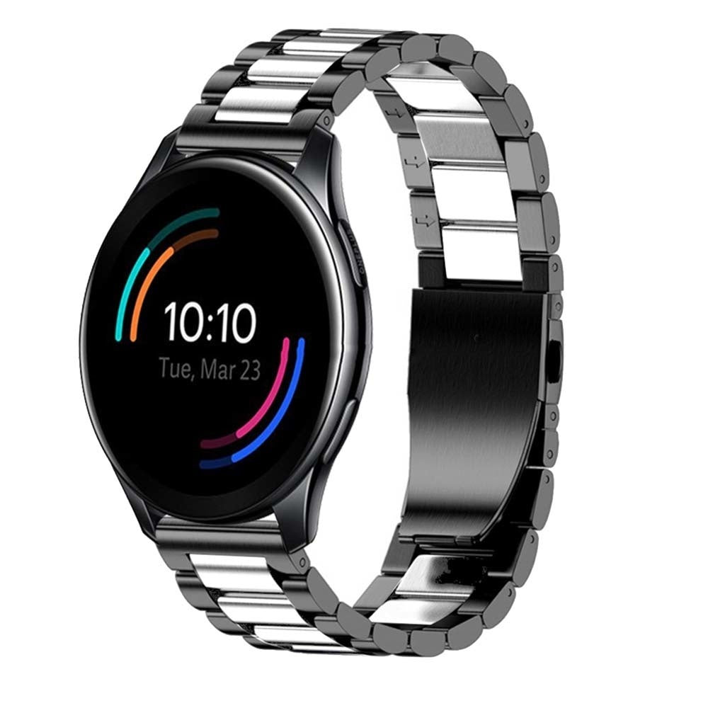 Correa acero Amazfit Bip 6 (negro/plata)