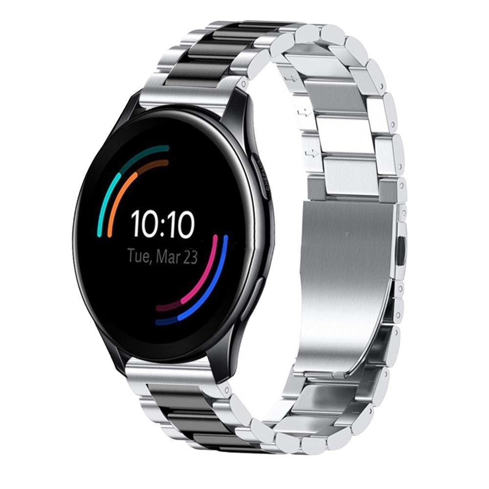 Correa acero Amazfit Bip 6 (plata/negro)