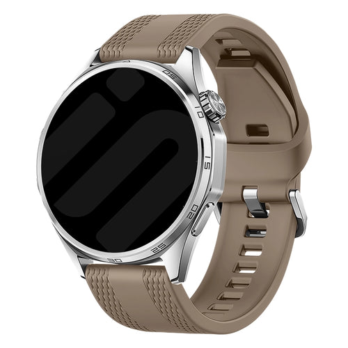 Bracelet silicone 'One Push' Coros Pace 3 (marron)