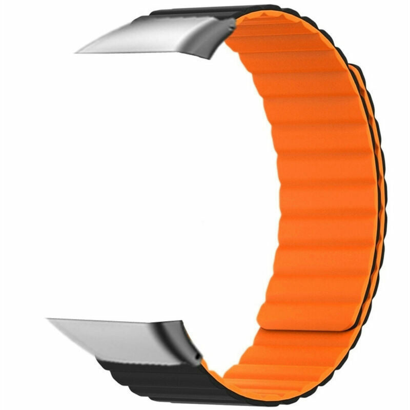 oppo-watch-free-silikon-band-schwarz-orange