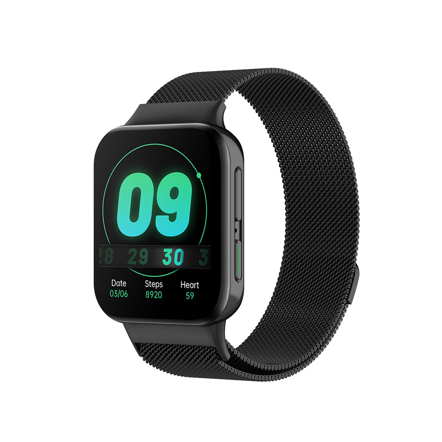 oppo-watch-milanese-band-zwart