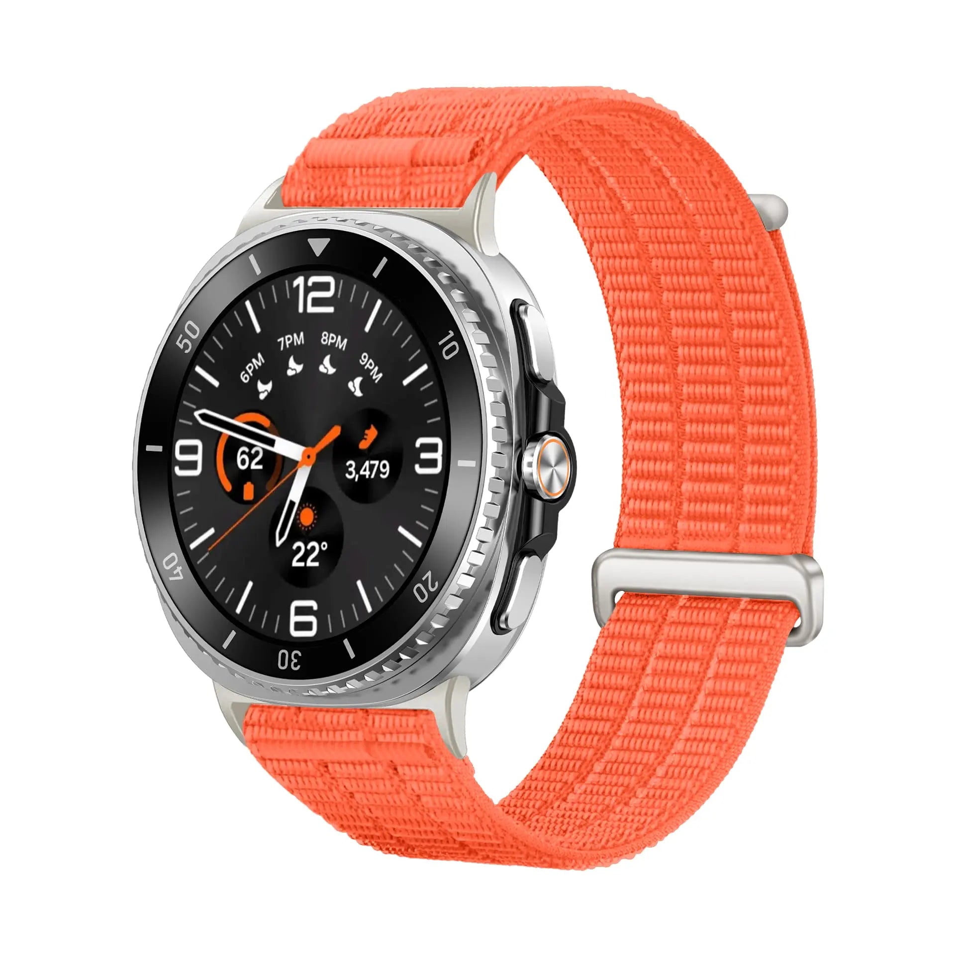 Samsung Galaxy Watch 8 - 40mm Nylon Air Armband (Orange)