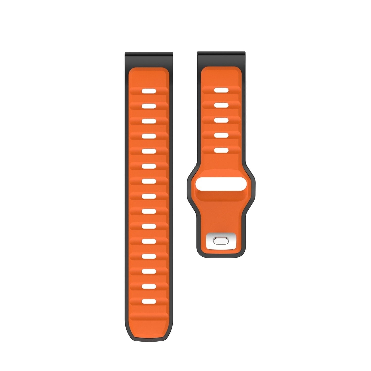 Samsung Galaxy Watch 5 Pro Outdoor Duo Silicone Strap (Orange/Black)