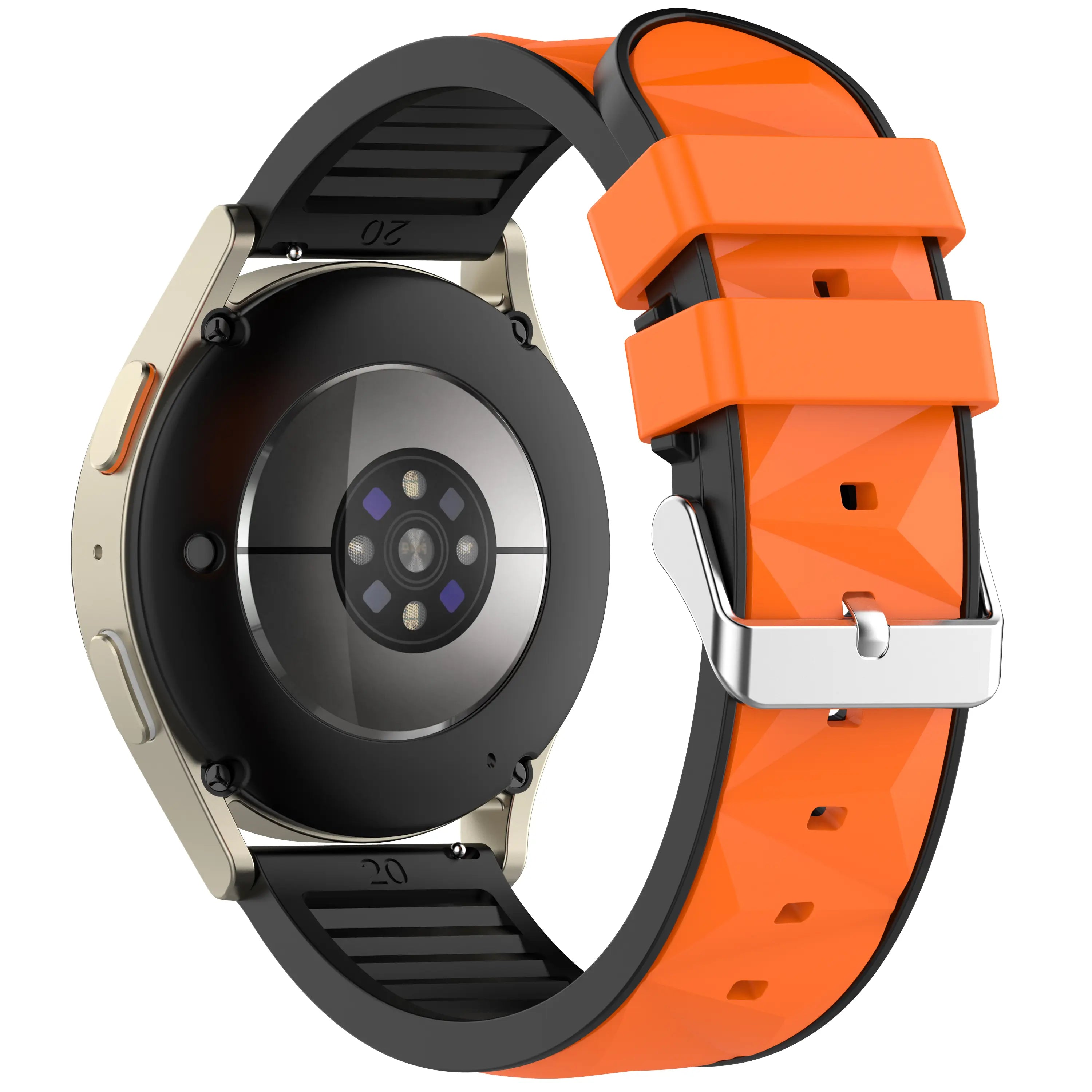 Xiaomi Watch 2 Diamond Sport Strap (Orange/Black)