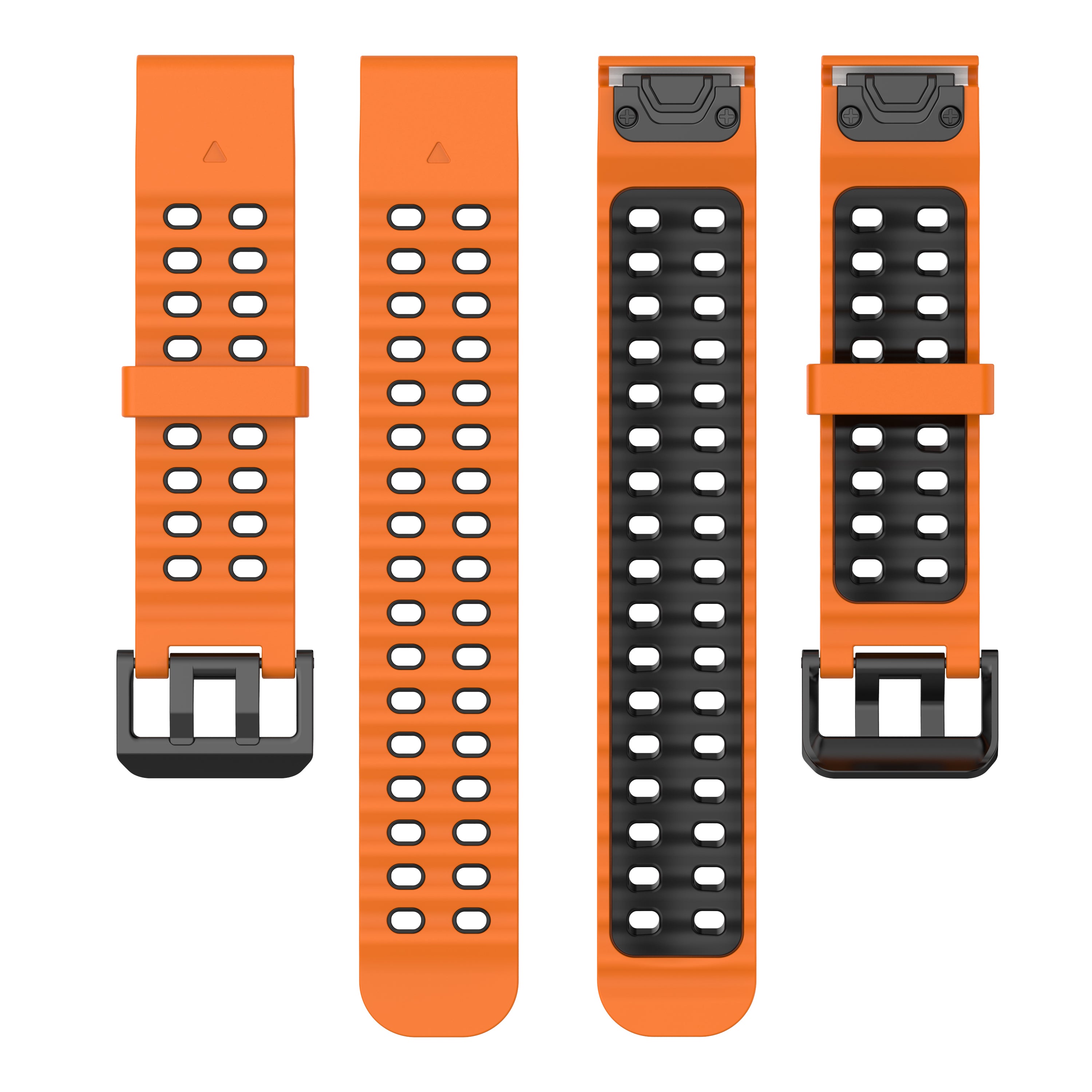 Garmin Tactix 7 Wave Sport Strap (Orange/Black)