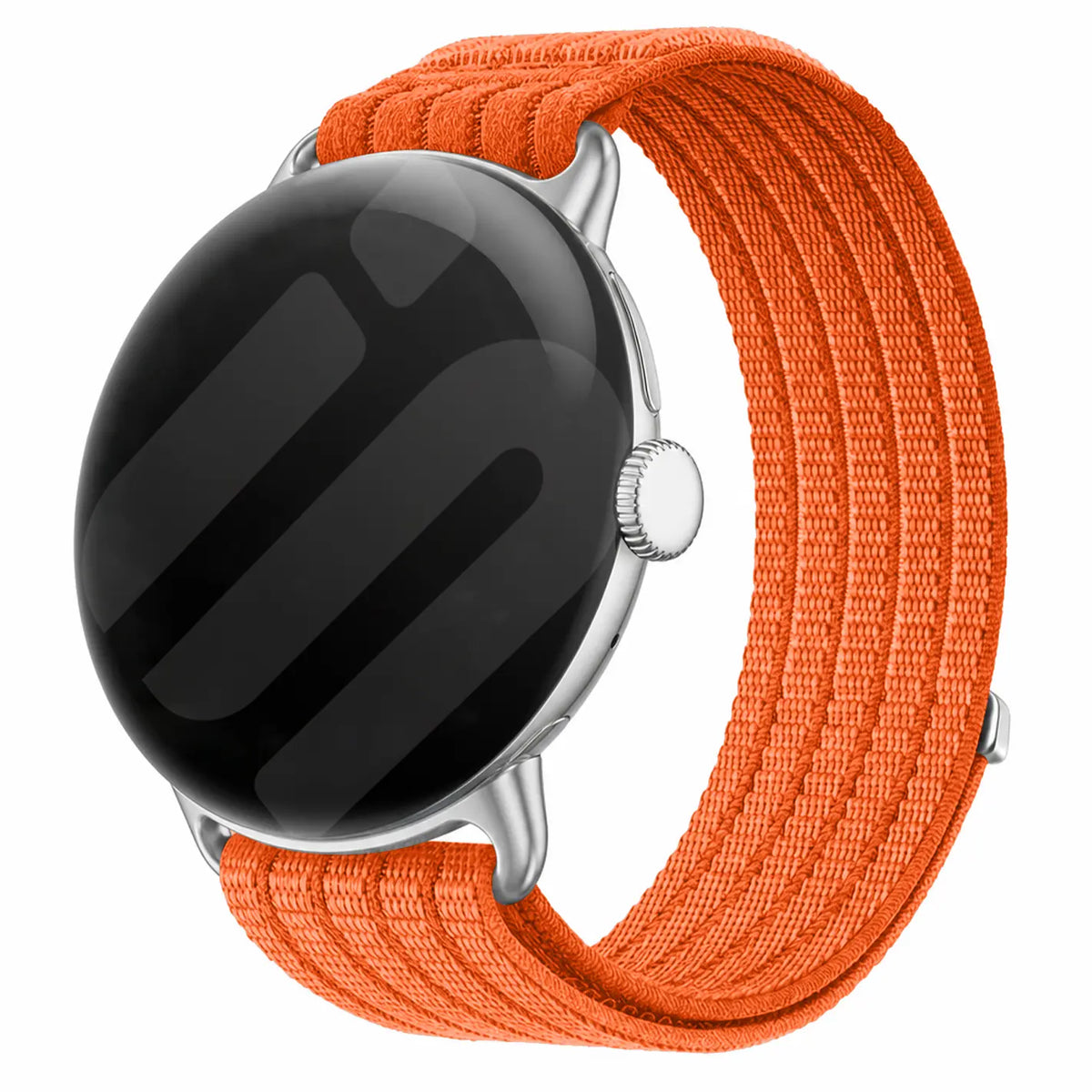 Google Pixel Watch 3 - 45mm Ultradünnes Nylonband (Orange)