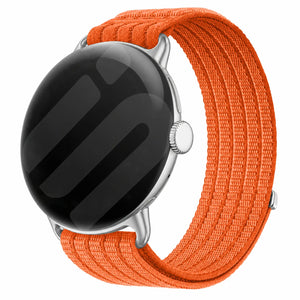 Google Pixel Watch 4 - 45mm Ultradünnes Nylonband (Orange)