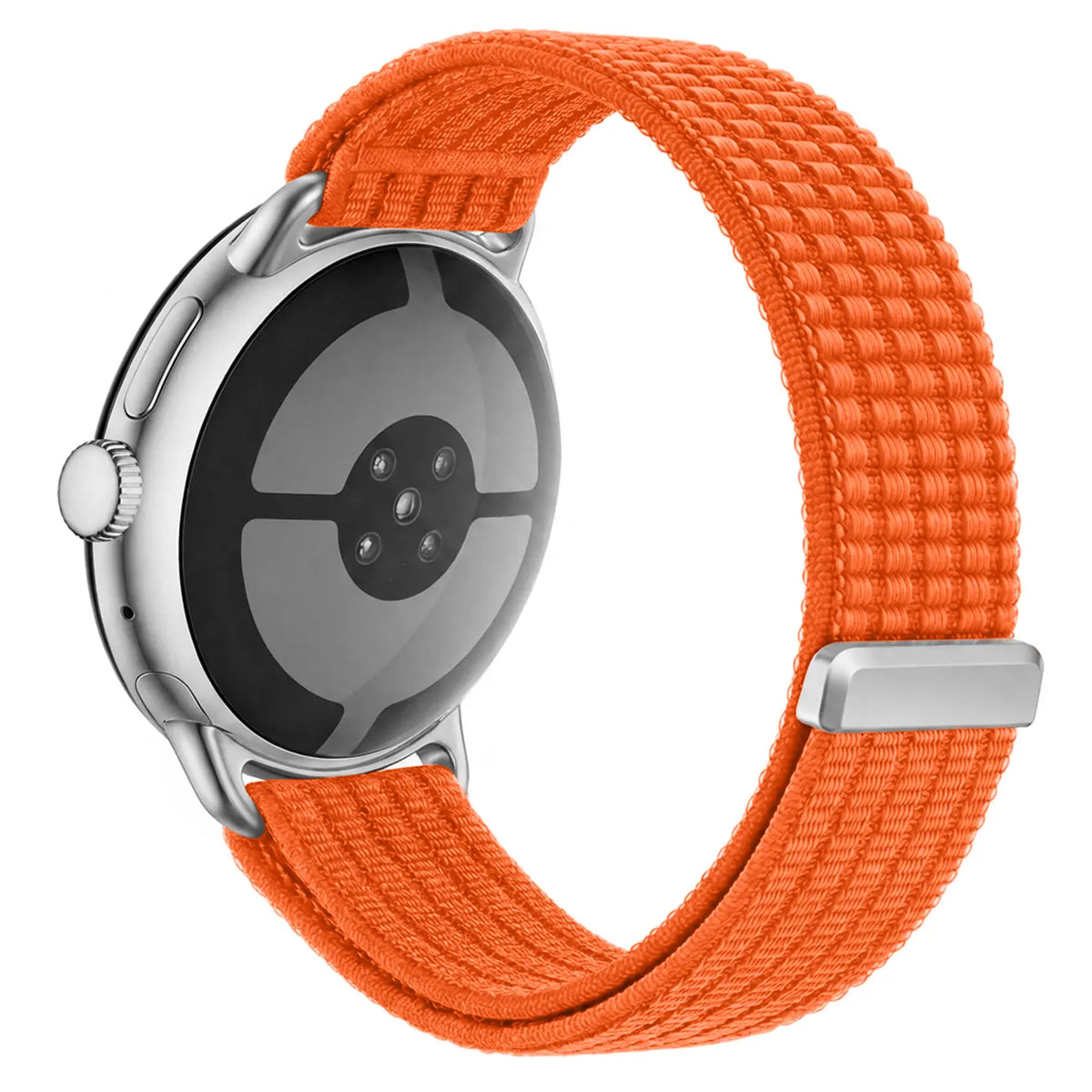Google Pixel Watch 3 - 45mm Ultradünnes Nylonband (Orange)