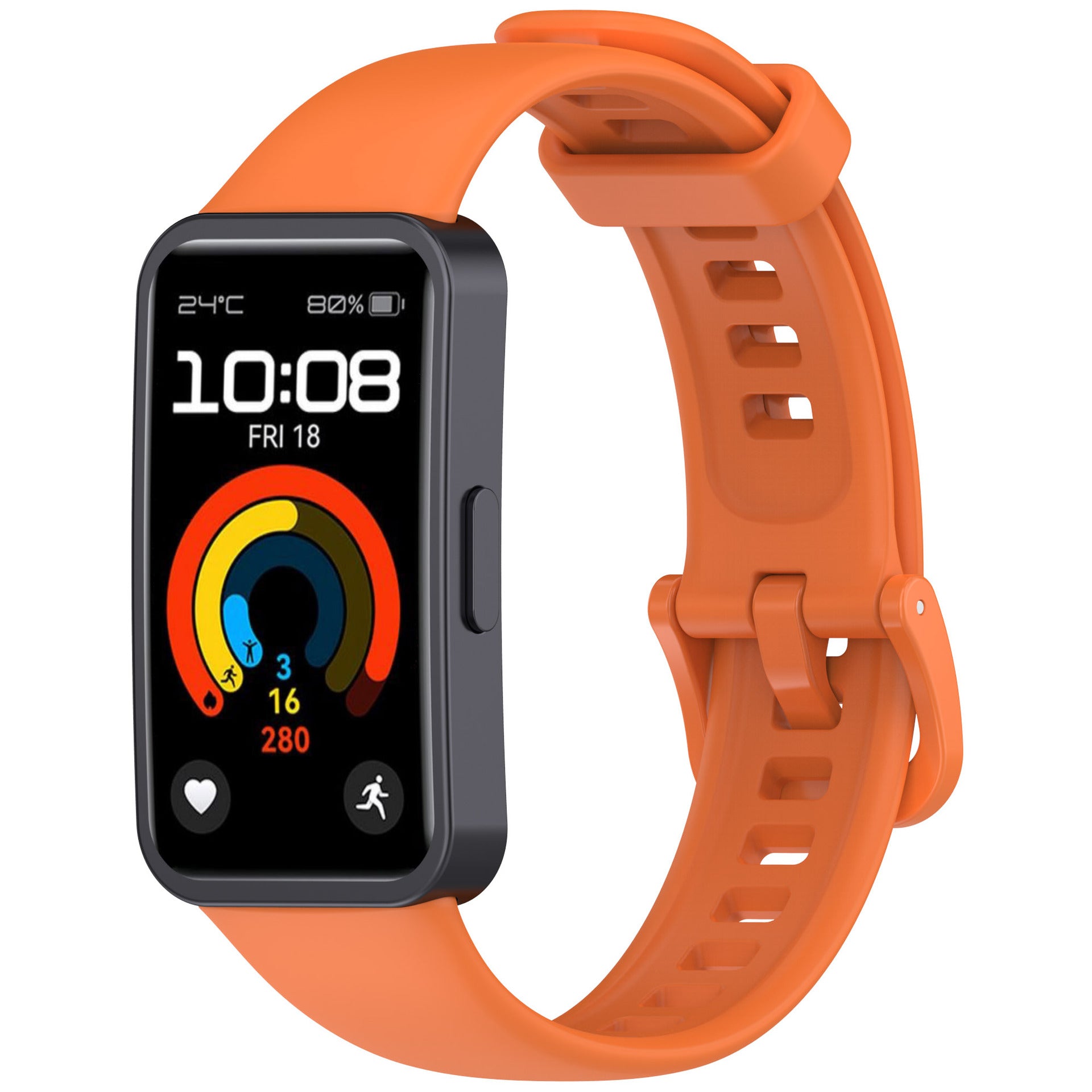 Huawei Band 9 Silicone Classic Strap (Orange)