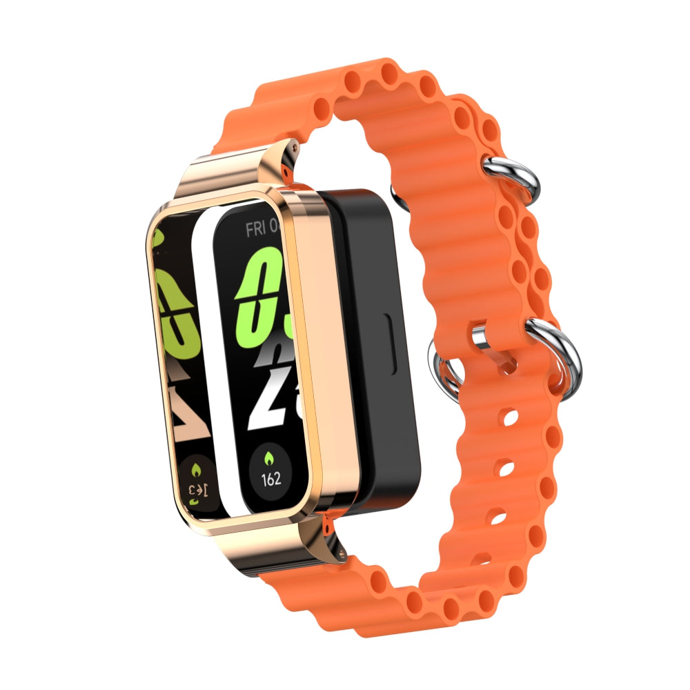 Correa silicona Ocean Xiaomi Smart Band 9 Active (naranja)