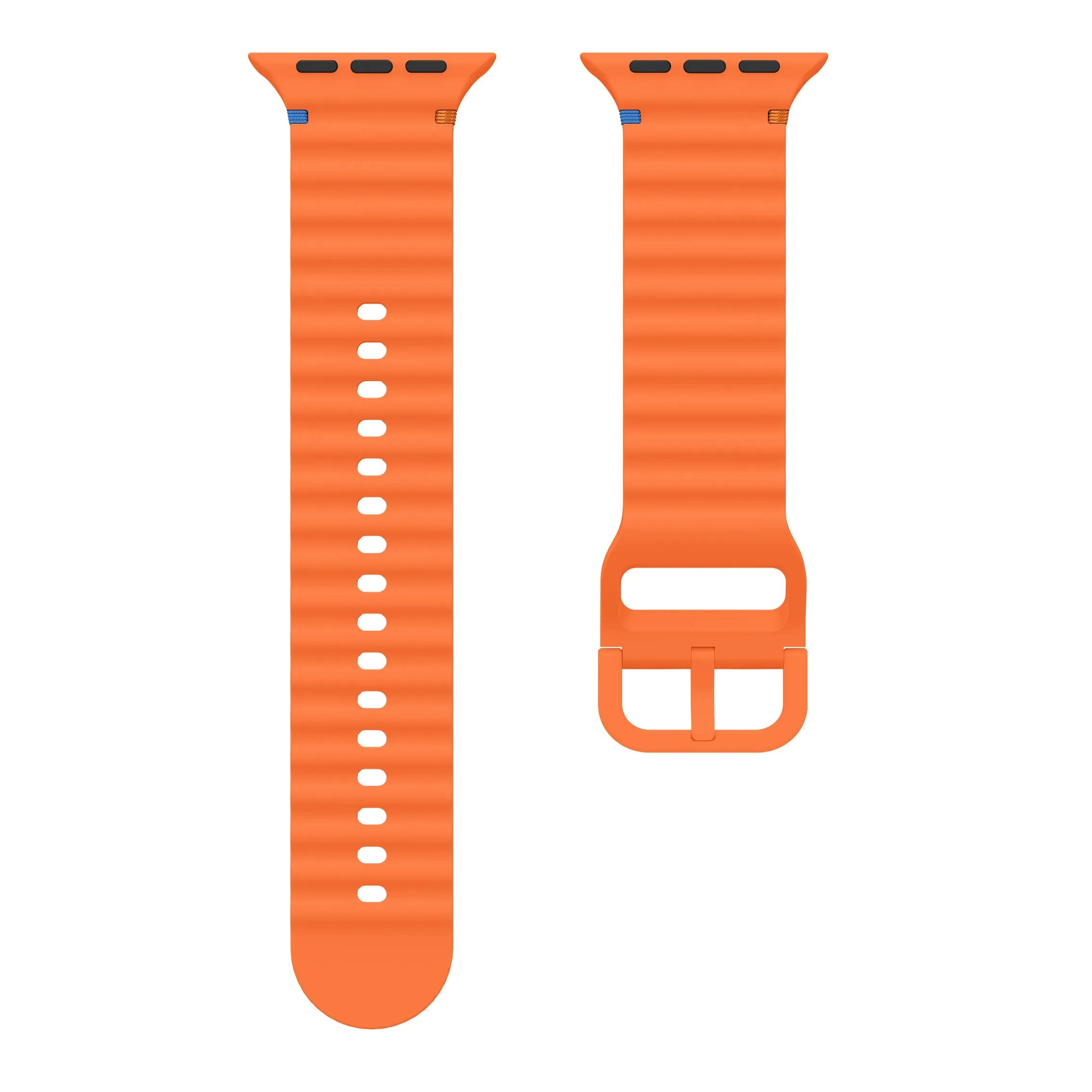 Apple Watch Wave Silikonarmband (Orange)