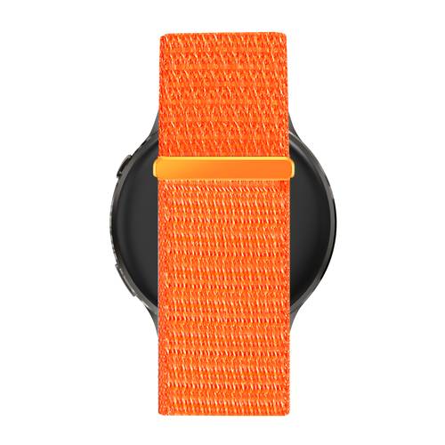 Bandz Garmin Venu 2 Plus Nylon Loop Armband (Orange)