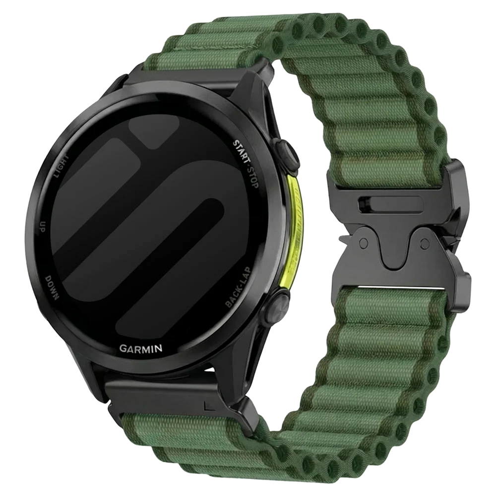 Garmin Enduro 4 outdoor nylon band met P-buckle (groen)