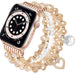 Apple Watch Perlenarmband (Roségold)