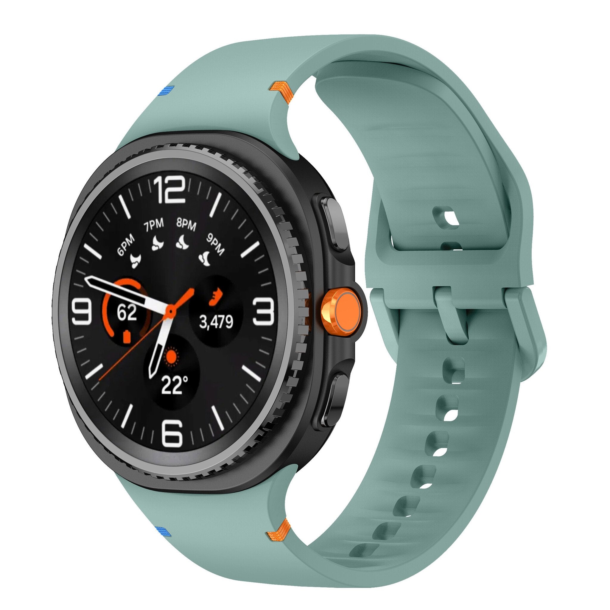 Correa silicona Samsung Galaxy Watch 8 - 40mm (verde opaco)
