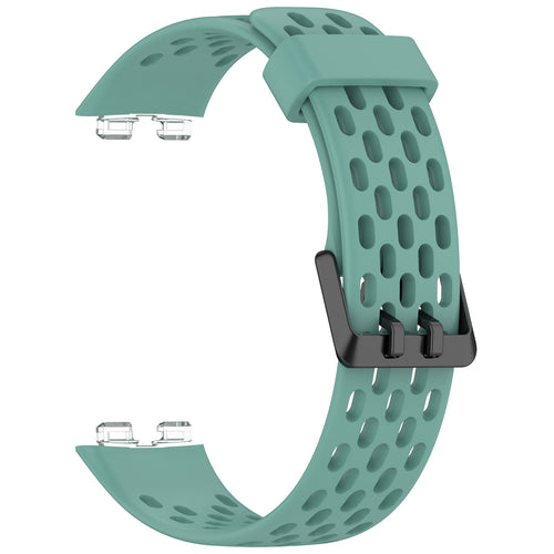 Huawei Band 10 siliconen air bandje (dennengroen)
