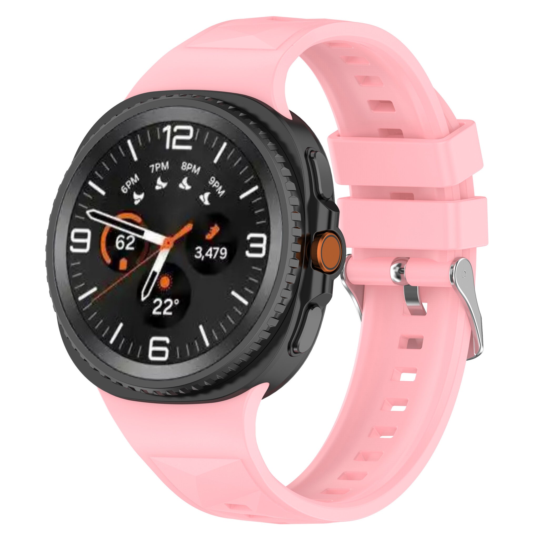 Correa silicona Diamante Samsung Galaxy Watch 8 - 40mm (rosa)