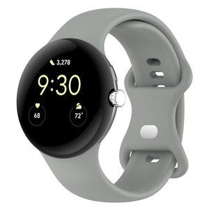 Google Pixel Watch 4 - 45mm Silicone Classic Strap (Grey)