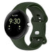 Google Pixel Watch 1/2 Classic Silicone Strap (Dark Green)