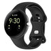 Google Pixel Watch 1/2 Classic Silicone Strap (Black)
