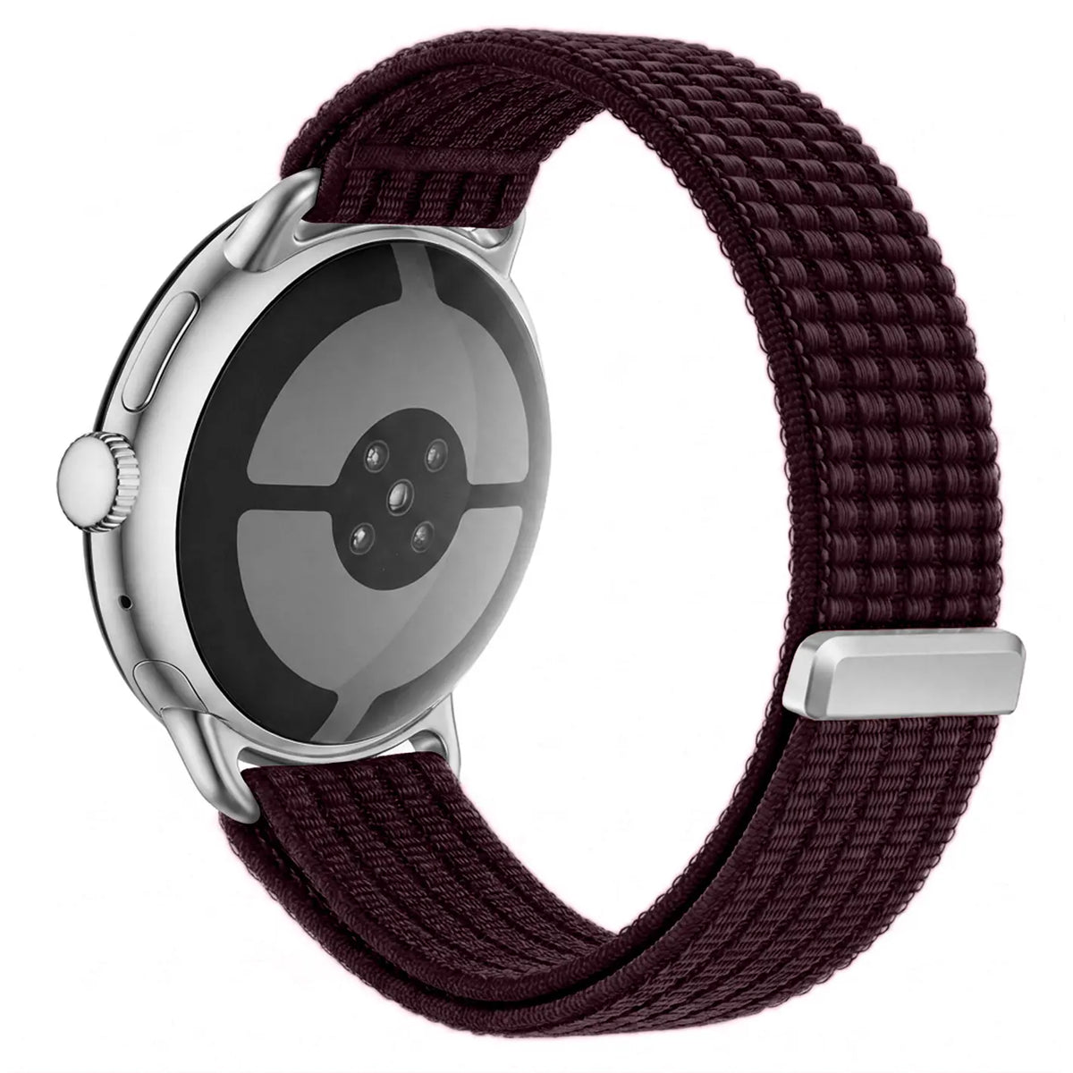 Google Pixel Watch 4 - 41mm Ultradünnes Nylonband (Plum)