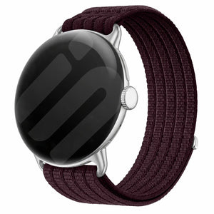 Google Pixel Watch 4 - 41mm Ultradünnes Nylonband (Plum)