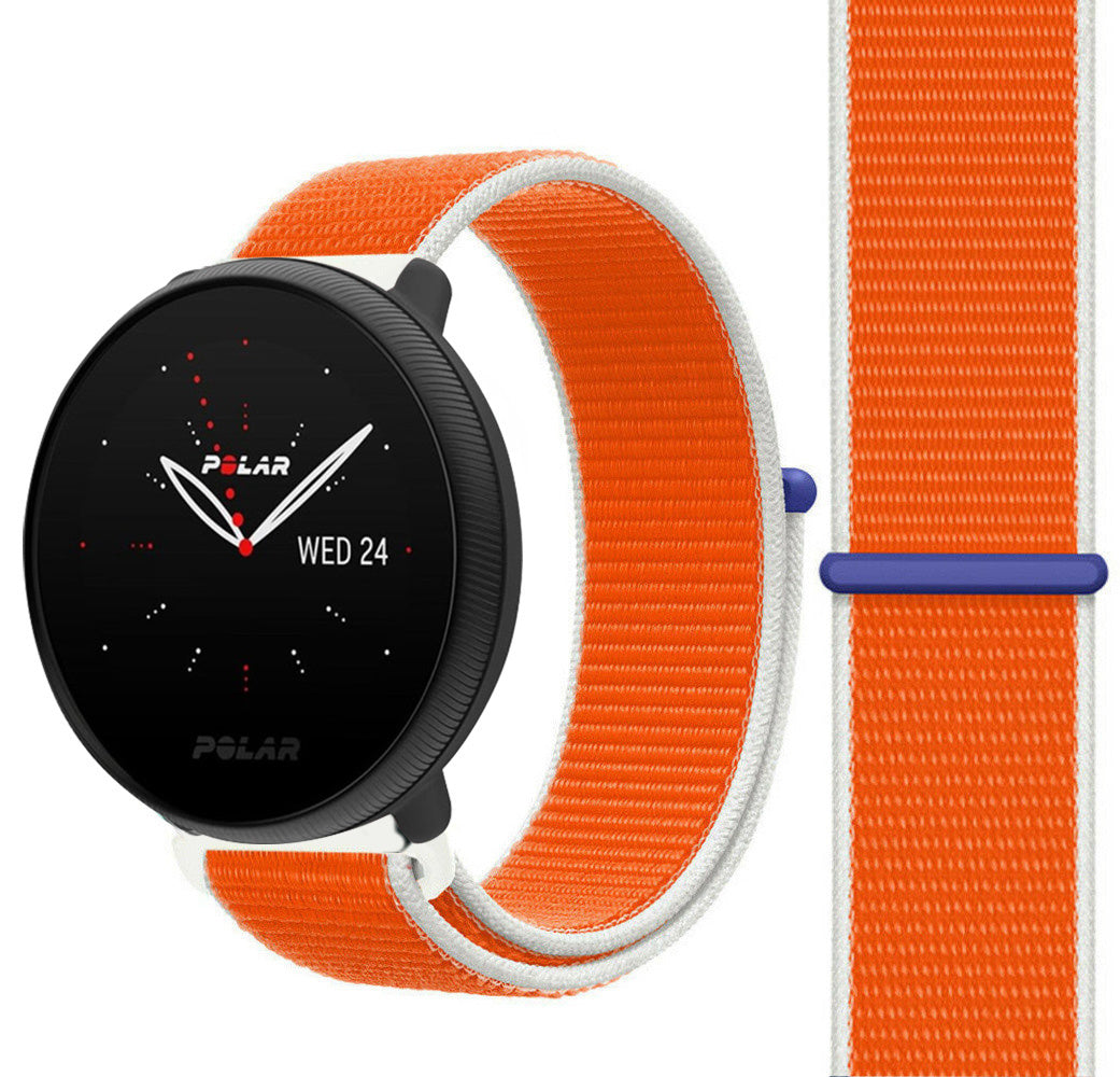 polar-ignite-2-nylon-band-oranje