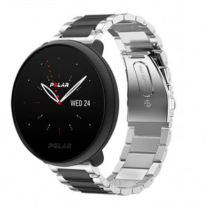 polar-ignite-2-stalen-band-zilver-zwart