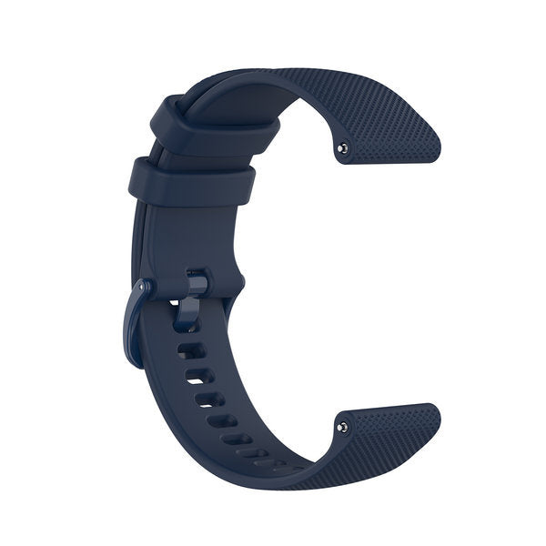 Correa reloj silicona premium 20mm - universal (azul oscuro)
