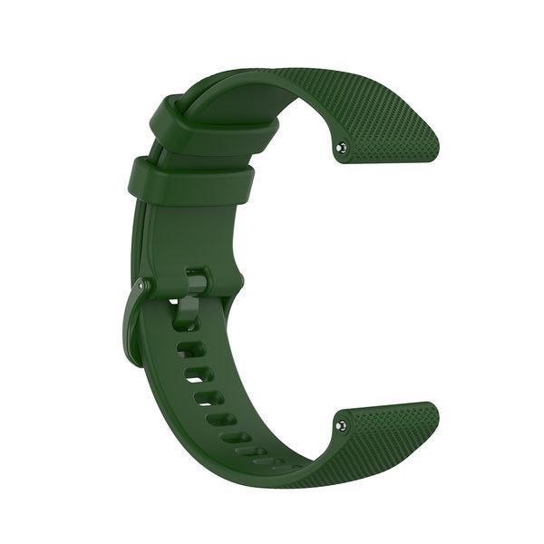 Correa reloj silicona premium 20mm - universal (verde oscuro)