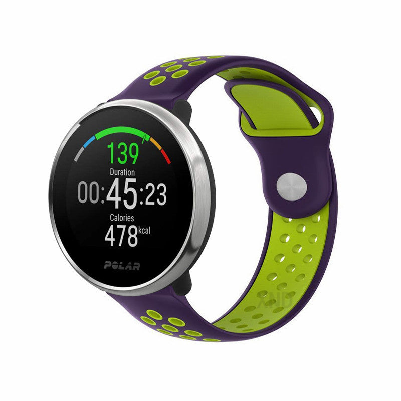 polar-ignite-sport-band-paars-groen