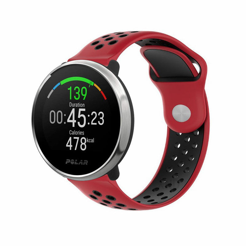 polar-ignite-sport-band-rood-zwart