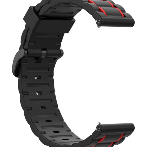 Amazfit Active 2 Schnalle Sportarmband (Schwarz/Rot)