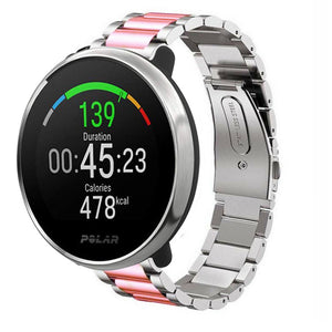 polar-ignite-stalen-band-zilver-roze