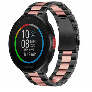 polar-pacer-stalen-band-zwart-roze
