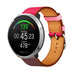Polar Unite Lederarmband (Pink/Rot/Braun)