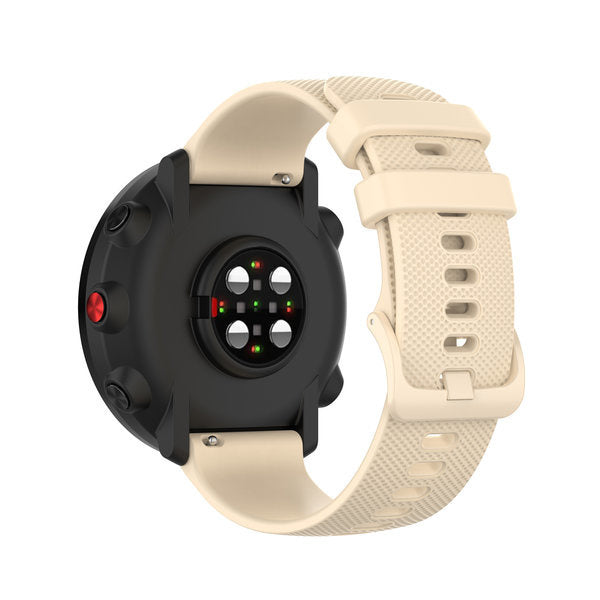 Correa reloj silicona premium 22mm - universal (beige)