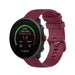 Polar Grit X2 Pro Premium Silicone Strap (Wine Red)