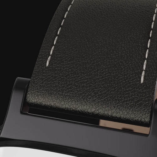 Samsung Galaxy Watch Ultra leren gesp band (zwart)